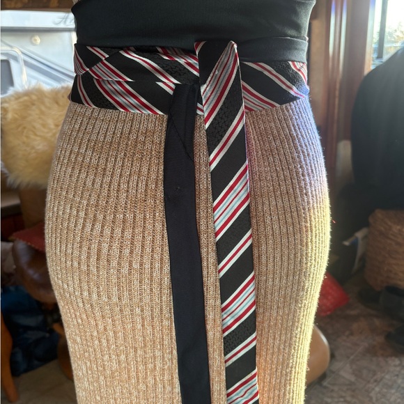 Upcycled Silk Tie Belt - Picture 4 of 4